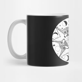 Owl, Goat and the Moon Mug